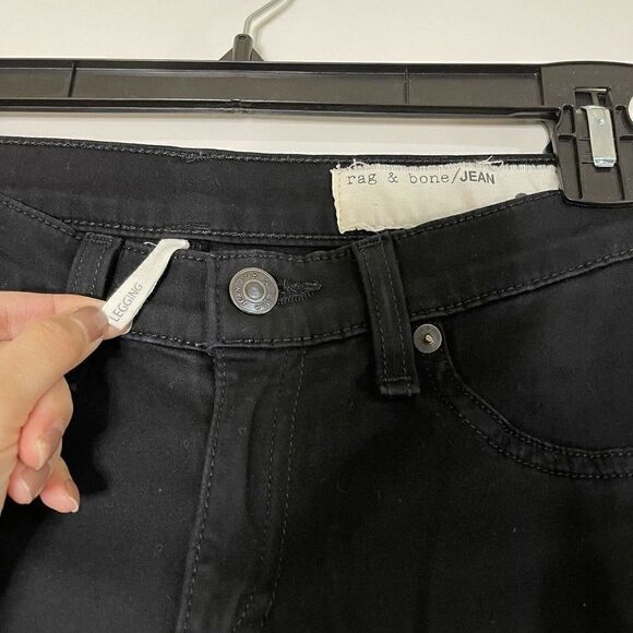 Rag and bone black Leggings pants slim fit size US 26 - Picture 6 of 8